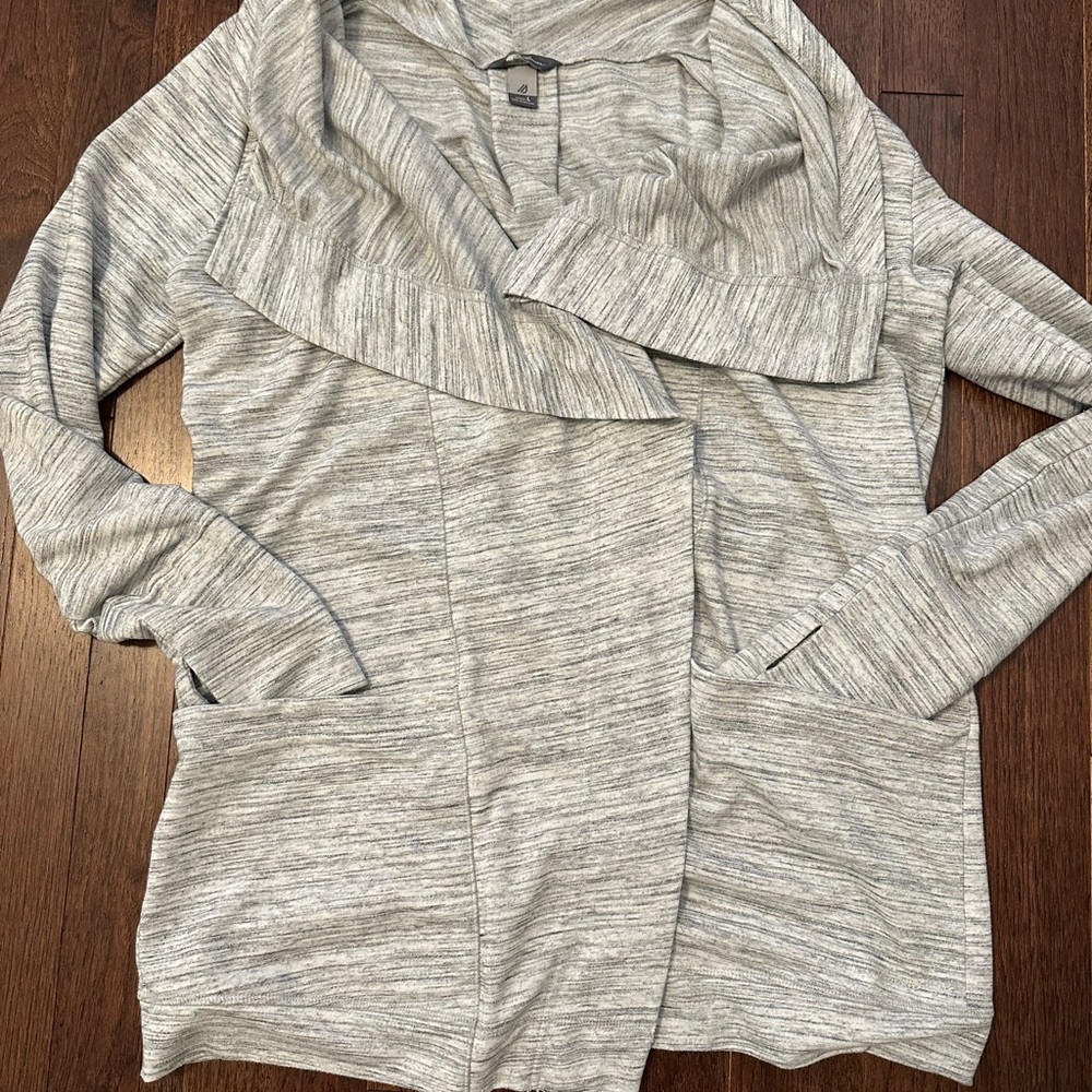 Eddie Bauer Light Gray Women's Cardigan